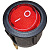 Выключатель круглый 1-клавишный (66216)