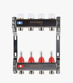 Коллекторный блок  4 РМ нерж. ROMMER