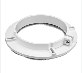 Фланец для трубы 100/60 с прокладкой, винтами и гайкой (фланец стальн.) F-01