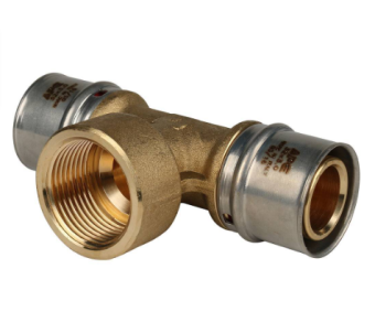  STOUT Тройник-переходник с внутренней резьбой 32х1 х32 для металлопластиковых труб прессовой