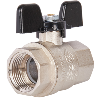 SVB-0002-000020 STOUT Кран шаровой полнопроходной, ВР/ВР, ручка бабочка 3/4
