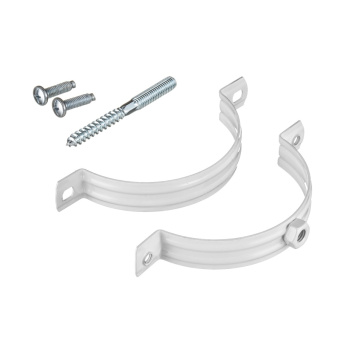 Хомут для трубы 100 коаксиал со шпилькой стеновой крепёж XS100