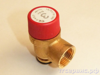 Клапан предохранительный 3 бара сбросной MORA