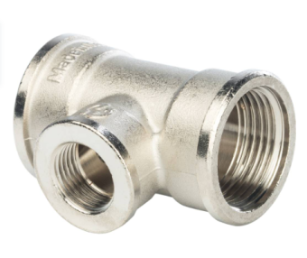  STOUT Тройник ВВ переходной никелированный 1 X1/2X1 (270013N100410B)