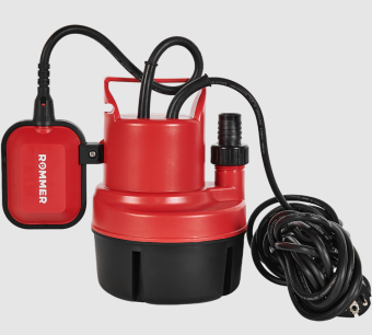RDP-0001-000250 ROMMER OPTIMA Насос дренажный, H-6м,Q-4.5м3/ч, кабель 10м, 250 Вт универсальный