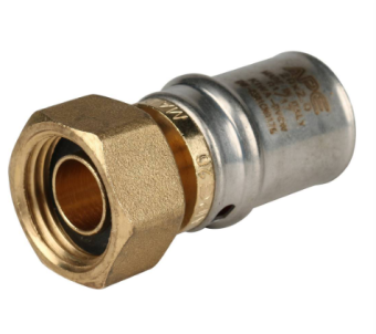  STOUT Переходник с накидной гайкой 1/2 х20 для металлопластиковых труб прессовой