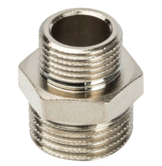  STOUT Ниппель НН переходной никелированный 1/2X3/8 (260003N040300B)