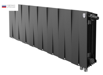 Радиатор бимет.16 с 300/100 ROYAL THERMO PianoForte 300/Noir Sabl VDR(1968 Вт,Гарантия 25лет,Россия)