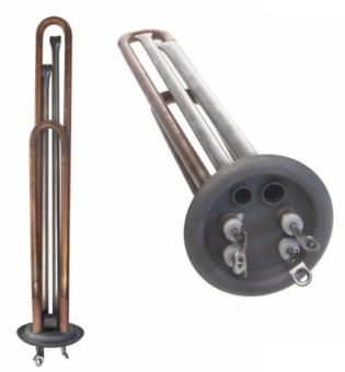 Тэн 2,0 кВт (0,7+1,3) 20854К (комплект),D64мм,М4 под анод,медь,под винт,RF,ИТА  