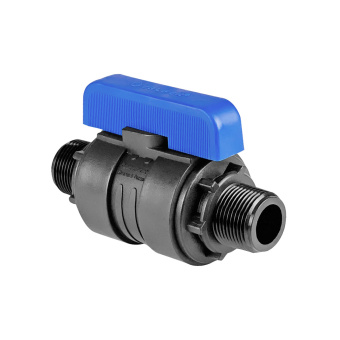 Кран ПНД  1" нар.- нар.