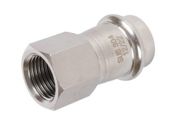 RSS-0022-002212 ROMMER Переходник ВПр-ВР, 22х1/2, из нержавеющей стали прессовой