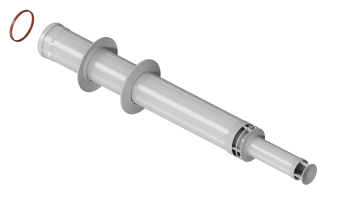 Труба коаксиальная 60/100 L=0,75м. УНИВ с наконечн АНТИЛЁД  РТ-075