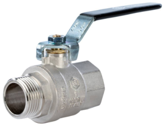 SVB-0003-000025 STOUT Кран шаровой полнопроходной, ВР/НР, ручка рычаг 1