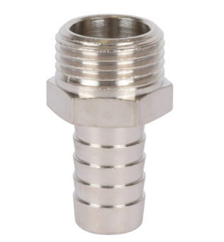  STOUT Штуцер НР никелированный 1/2 x14 ( 2600D9N041400B)