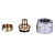  STOUT Фитинг компрессионный для труб PEX-AL-PEX 16х2,6х3/4 (630080NX51626B)