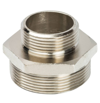  STOUT Ниппель НН переходной никелированный 2X1 1/4 (260003N201200B)