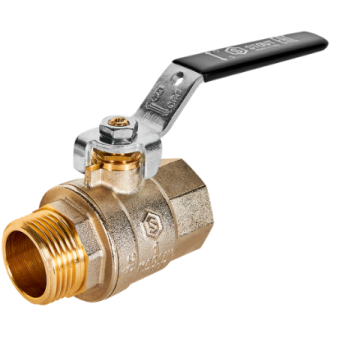 SVB-0003-200025 STOUT Кран шаровой полнопроходной, ВР/НР, ручка рычаг 1