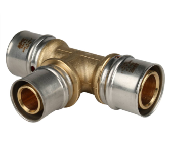  STOUT Тройник переходной 32х26х32 для металлопластиковых труб прессовой