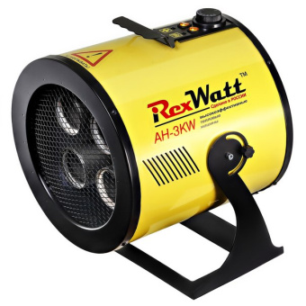 Пушка тепловая эл. RexWatt AH-3KW (цилиндр)  (до 60 кв.м)