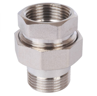  STOUT Американка прямая  ВН, никелированное, уплотнение под гайкой по плоскости, 1” (2700A1N101000B